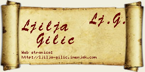 Ljilja Gilić vizit kartica